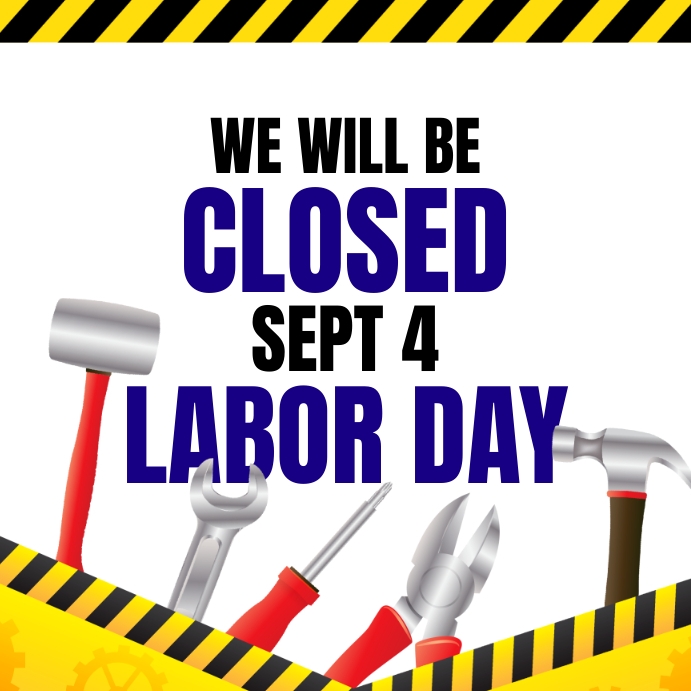 Labor Day Closing Notice IG Post template