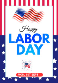 labor day A4 template