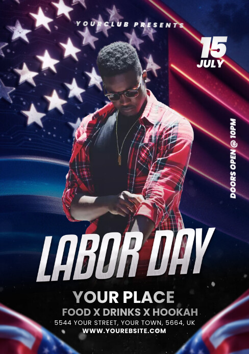 Labor Day Template Racing labor day Template | PosterMyWall