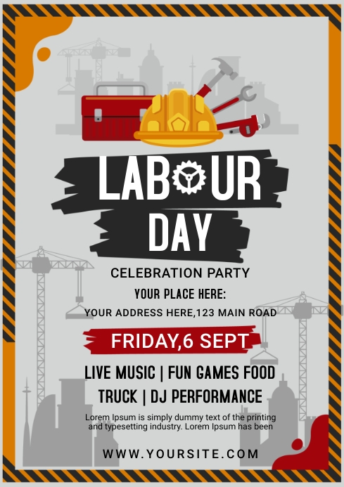 Labor Day Template PosterMyWall