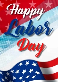 labor day A4 template