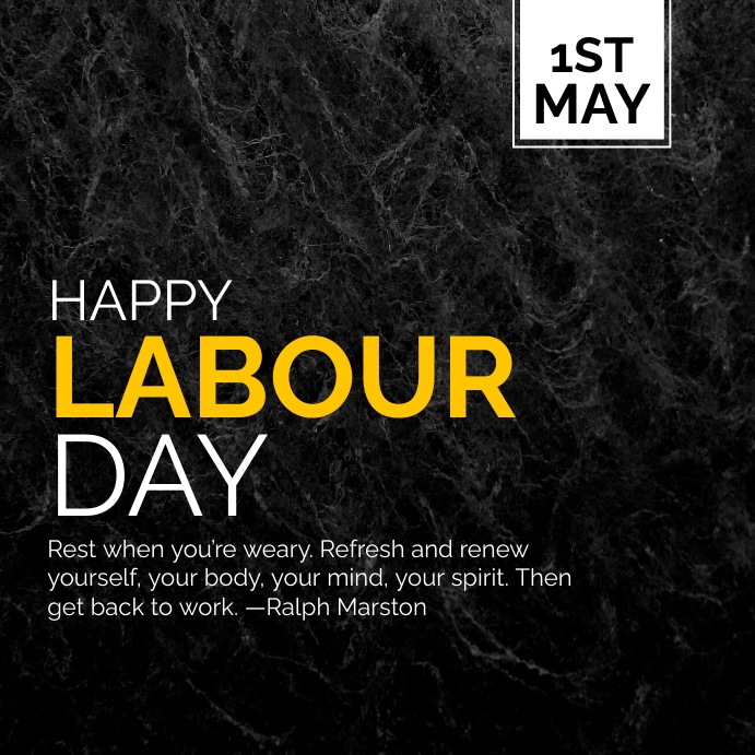 Labor day Instagram Post template
