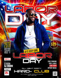 LABOR DAY Flyer (Letter pang-US) template