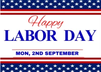 labor day Briefkaart template