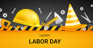 Orange Labor Day Celebration Facebook-gebeurtenisomslag Template