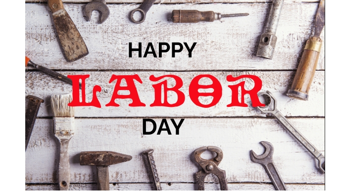 Labor day YouTube 缩略图 template