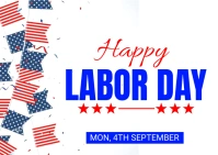 Labor day Briefkaart template