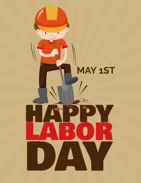 Labor Day Flyer (US Letter) template