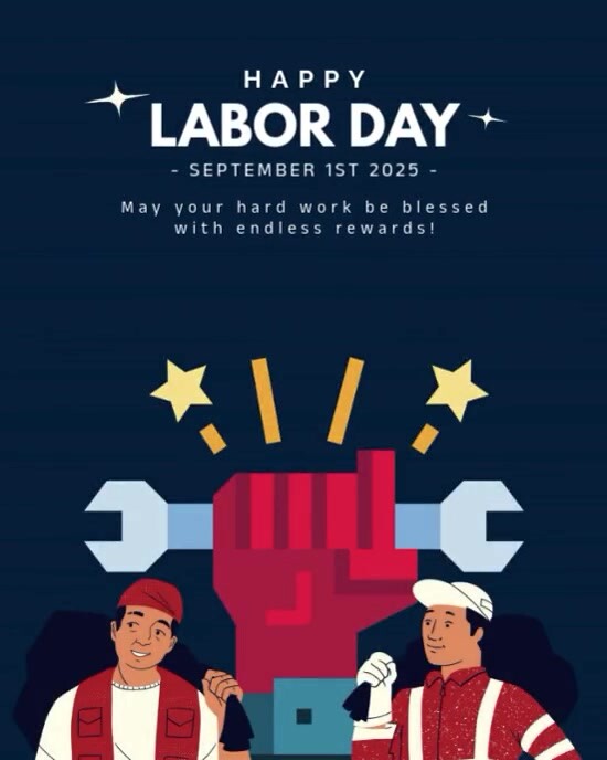 labor day Instagram Portrait template