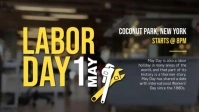 Labor Day Event Facebook Cover Video Film w tle na Facebooka (16:9) template