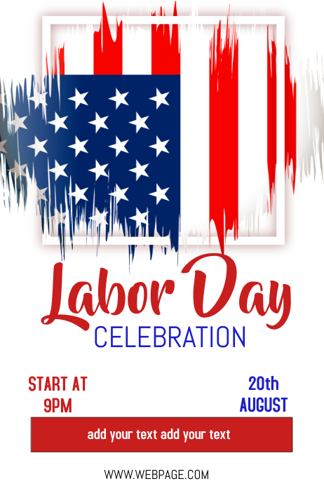 Labor Day Flyer Template Postermywall