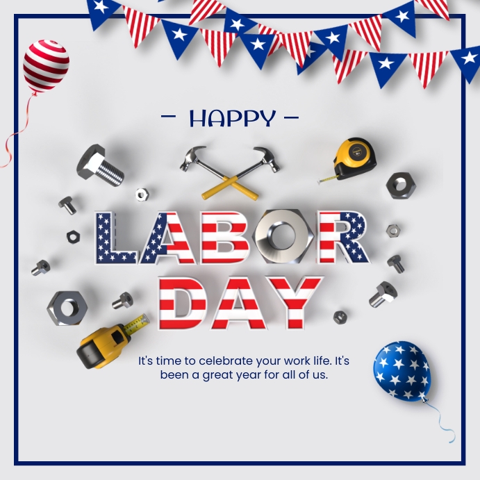 Labor Day Greeting Instagram Post Template | PosterMyWall