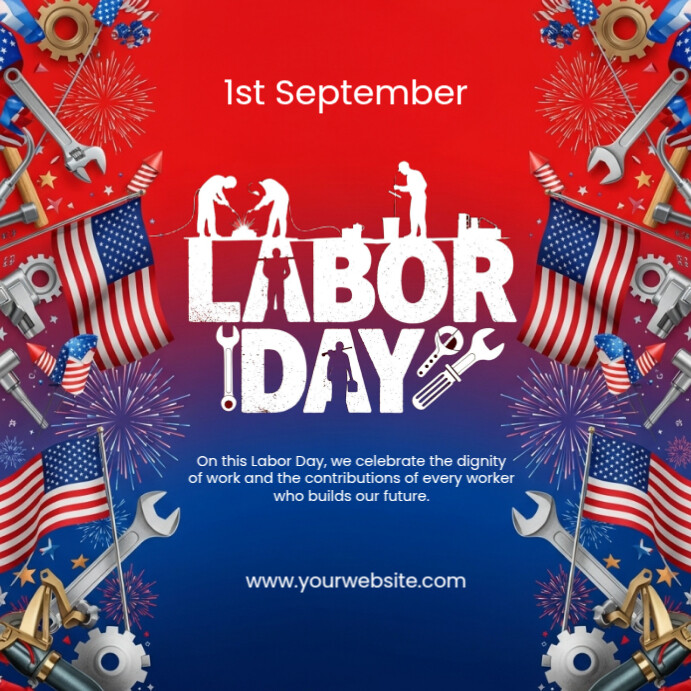 Labor Day Instagram Post Template | PosterMyWall