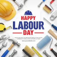 Blanco Labor Day Celebration Сообщение Instagram Template