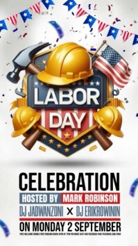 Labor day instagram reel Instagram-Story template