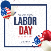 2 040 Labor Day Customizable Design Templates Postermywall Labor Day 2022 Flyer School