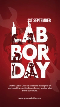 Labor Day Instagram Story template