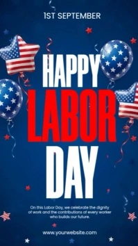 Labor Day Instagram Story template