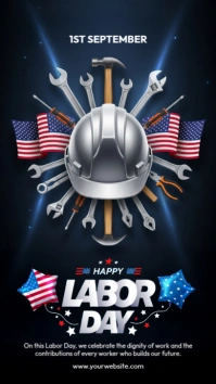 Labor Day Instagram Story template