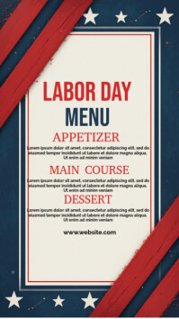 Labor Day Menu Instagram Story template