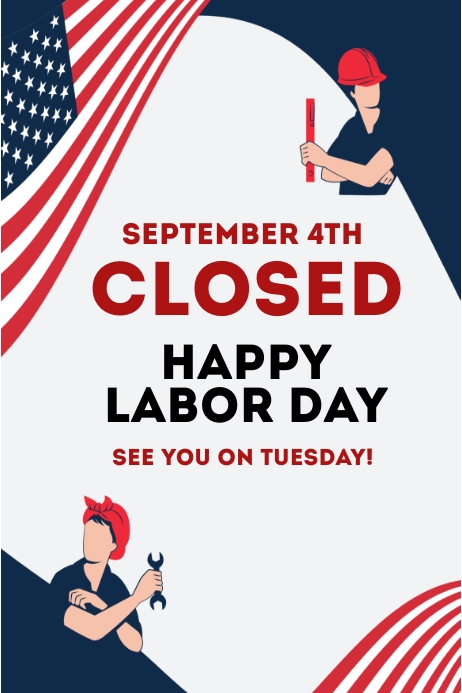 Labor Day Of America Template | PosterMyWall