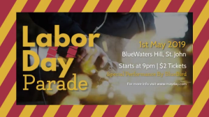 Schwarz Labor Day Parade Видеообложка профиля Facebook Template