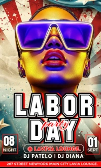 labor day party US Legal template
