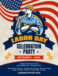 LABOR DAY BBQ FLYER Template | PosterMyWall
