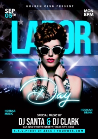 Nero Labor Day Event A5 Template