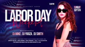 Labor Day Party Template Iphosti le-Twitter