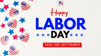 Labor day poster Presentation (16:9) template