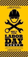 LABOR DAY ROLL-UP Rolbanner 3' × 6' template