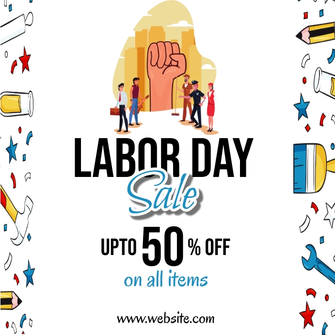 Copy of labor day sale,labor day discount offer PosterMyWall
