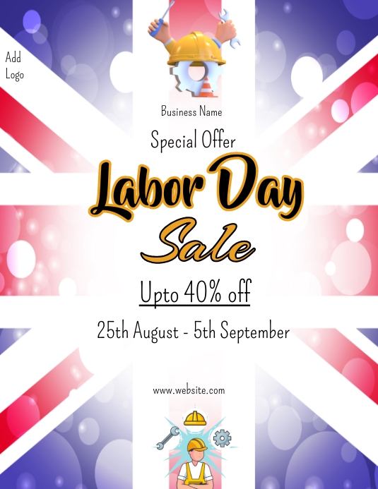 labor day sale ad,labor day discount ad Template PosterMyWall