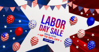 Labor day sale Facebook Ad template