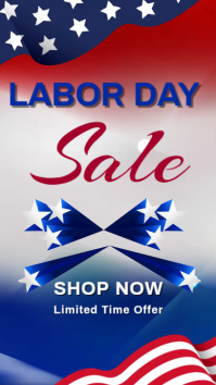 Wit Labor Day Sale История на Instagram Template