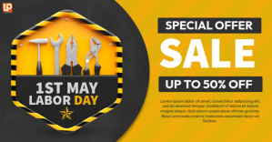 Labor Day Special Sale Facebook begivenhed cover template