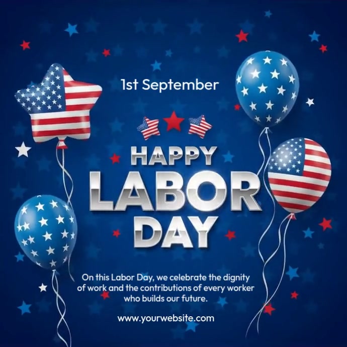 Labor Day Square (1:1) 方形(1:1) template