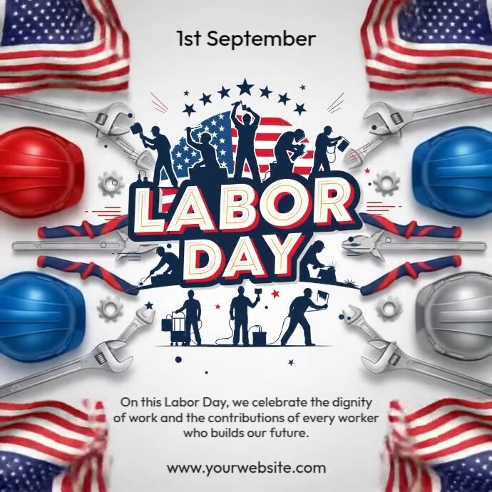 Labor Day Square (1:1) 方形(1:1) template