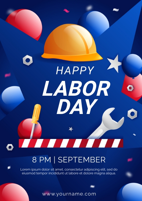 LABOR DAY TEMPLATE PosterMyWall LABOR DAY TEMPLATE PosterMyWall