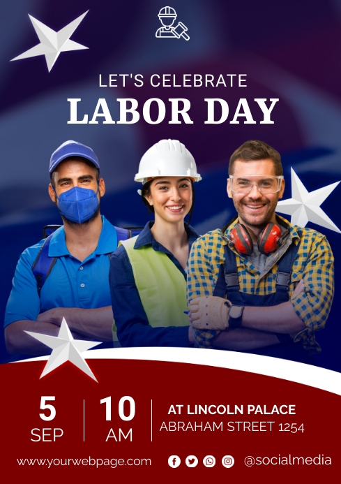 LABOR DAY TEMPLATE | PosterMyWall