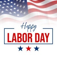 Labor Day Video Template Сообщение Instagram