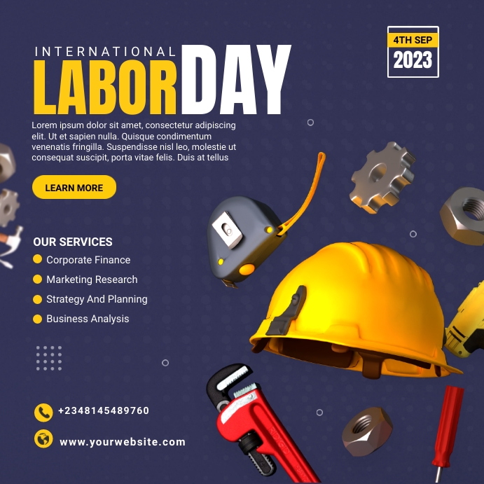 labor Template | PosterMyWall