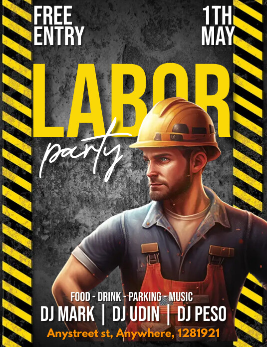 Poster Examples Labor Copy of labor | PosterMyWall