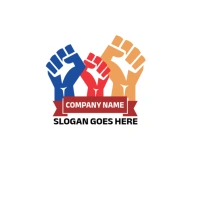 Labor logo/unity/enpowernment/workers day/solidatory logo/teamwork logo/friendship template