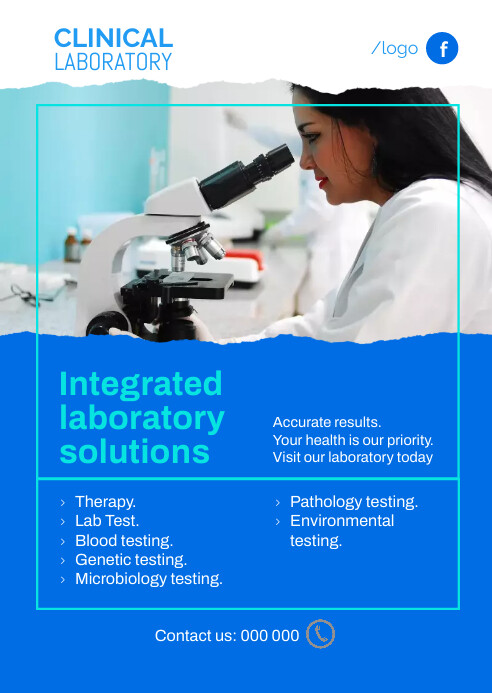Copy of Laboratory flyer | PosterMyWall