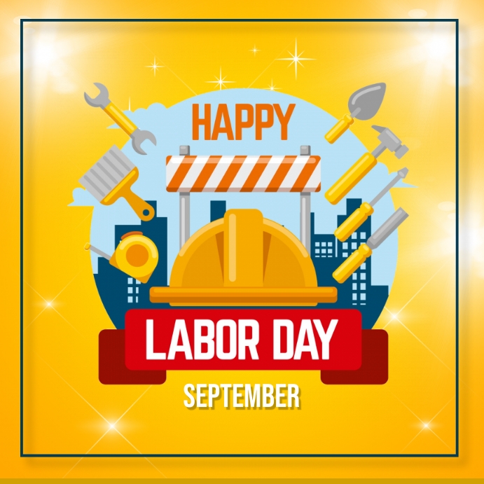 Labour day,Event,1st may Instagram Post template
