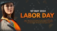 Labour day,labor day,event Post di Twitter template