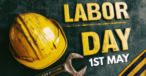 Green Labour Day Image partagée Facebook Template