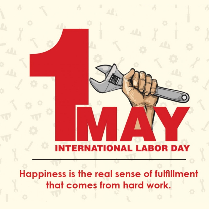labour day,international workers' day,may day Сообщение Instagram template